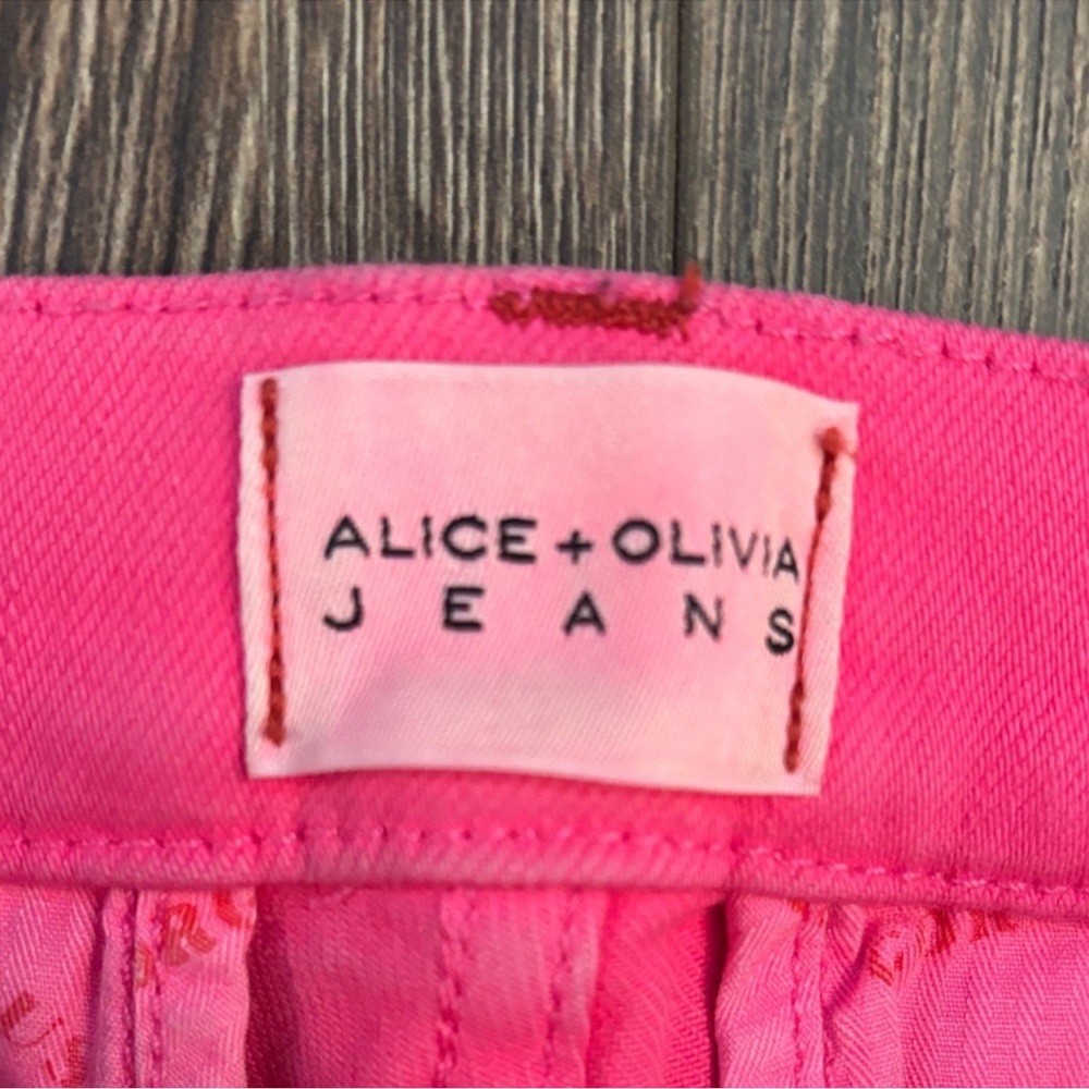 Alice and Olivia coin pocket high rise flare jeans - Picture 6 of 7